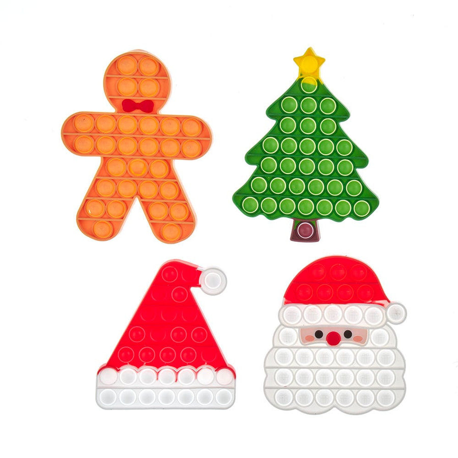 Christmas Pop-It Fidget Activity, 16-Piece PDQ