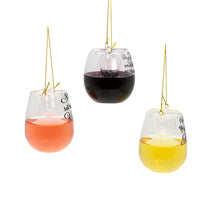 Glass Stemless Glass With Sayings Ornaments