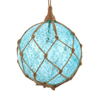 100MM Glass Blue Buoy Style Ornament