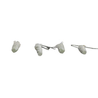 Glass Iridescent Icicle Ornaments