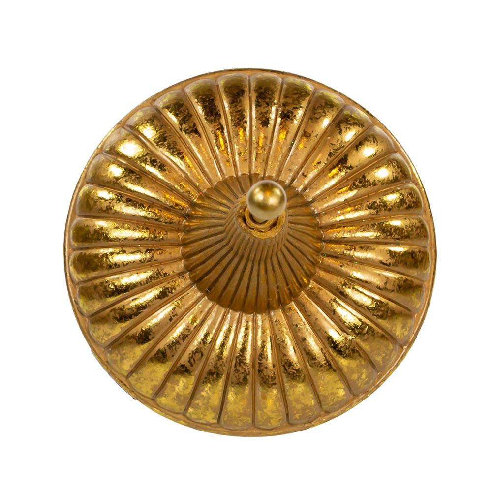 7" Gold Finial Holder