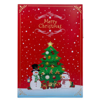 13“ Battery Operated Lighted Wooden Christmas Advent Calendar