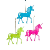 Glow-In-The-Dark Unicorn Ornaments