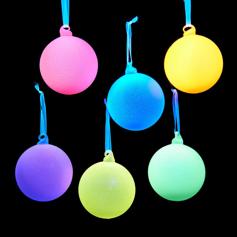 80MM Glass Glow-In-The-Dark Ball Ornaments