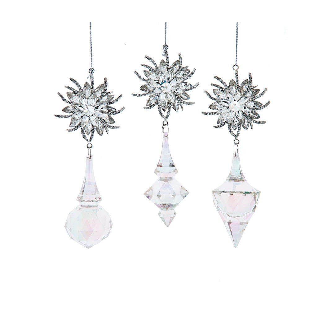 Opalescent Dangle Ornaments