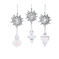 Opalescent Dangle Ornaments