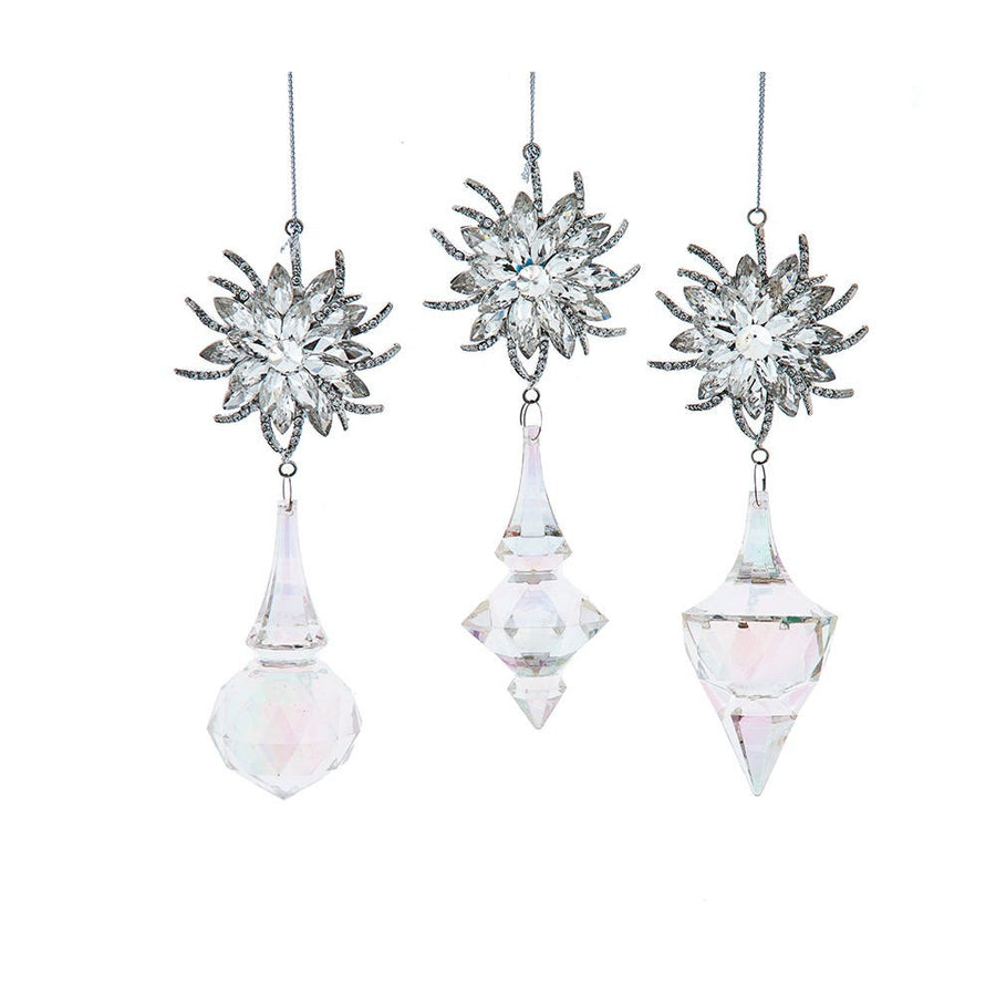 Opalescent Dangle Ornaments