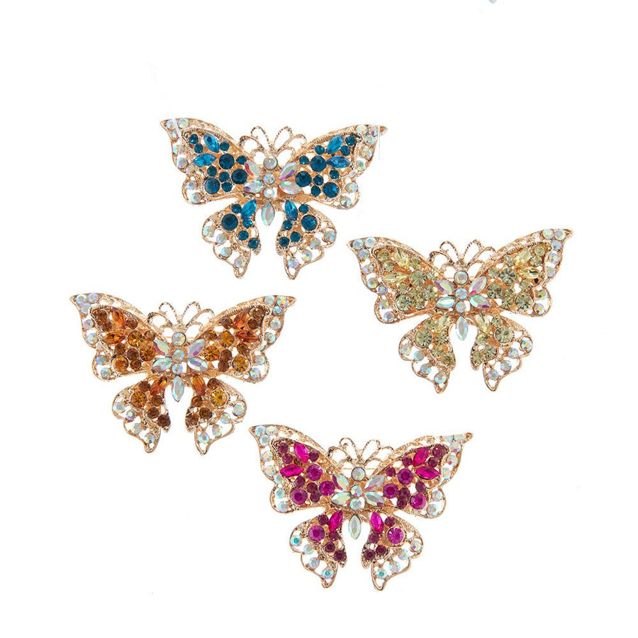Gemstone Butterfly Ornaments