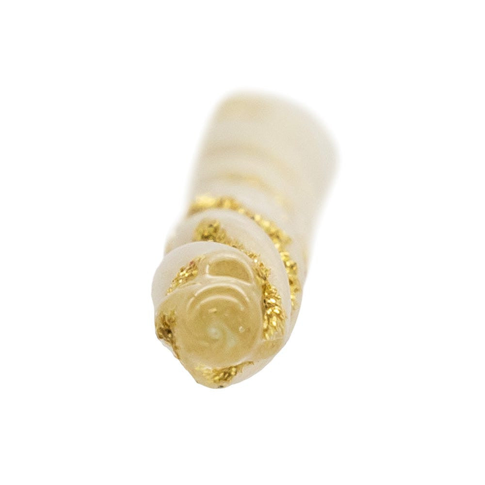 Glass Gold Twist Icicles