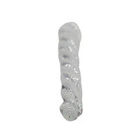 Glass Silver Twist Icicles