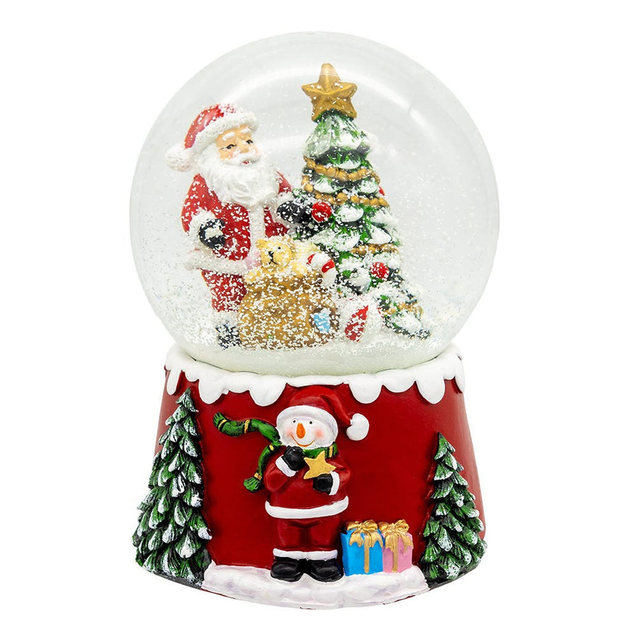 100MM Musical Snowman & Santa Water Globes