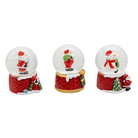 45MM Santa & Snowman Water Globes