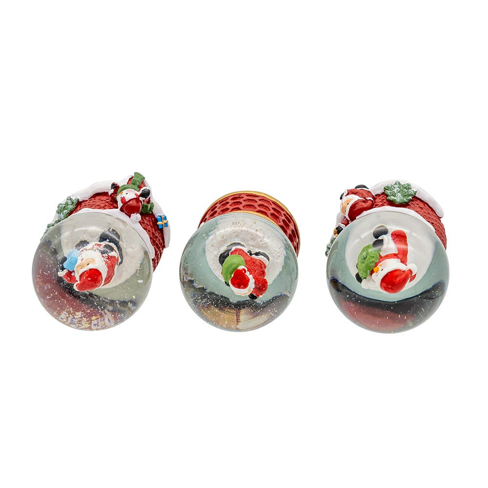 45MM Santa & Snowman Water Globes