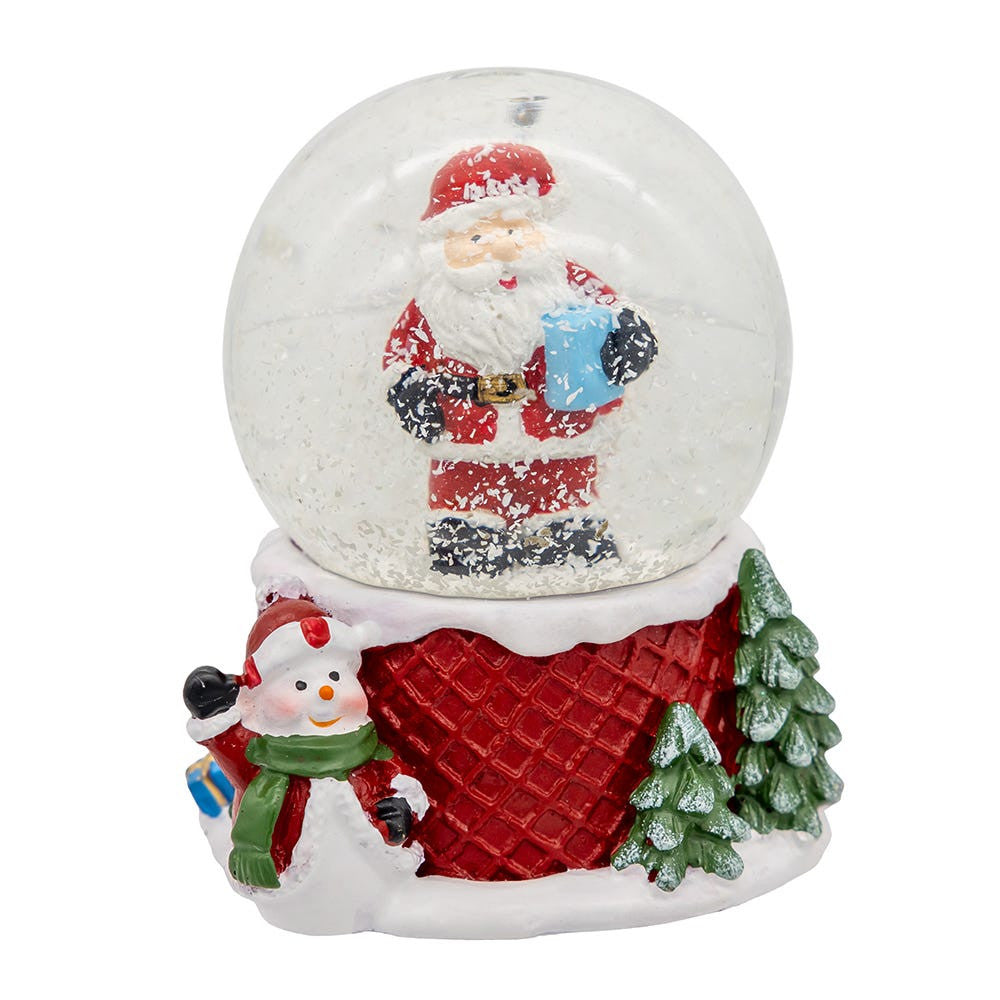 45MM Santa & Snowman Water Globes