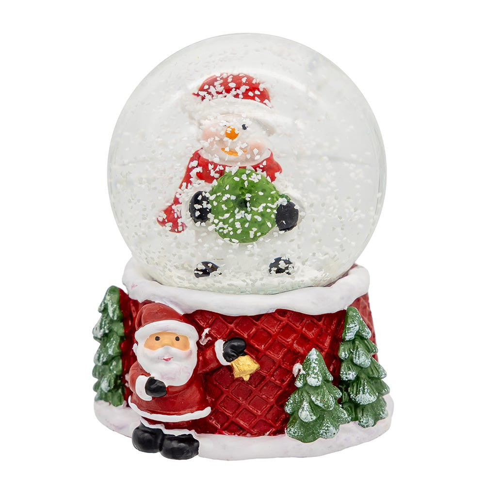 45MM Santa & Snowman Water Globes