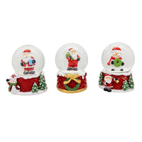 45MM Santa & Snowman Water Globes
