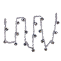 6' Glass Mirror Ball Garland