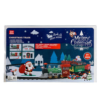 Battery Operated Musical Train With Tree & Santa Table Piece