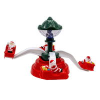 Battery Operated Musical Christmas Deco With Santa Table Piece