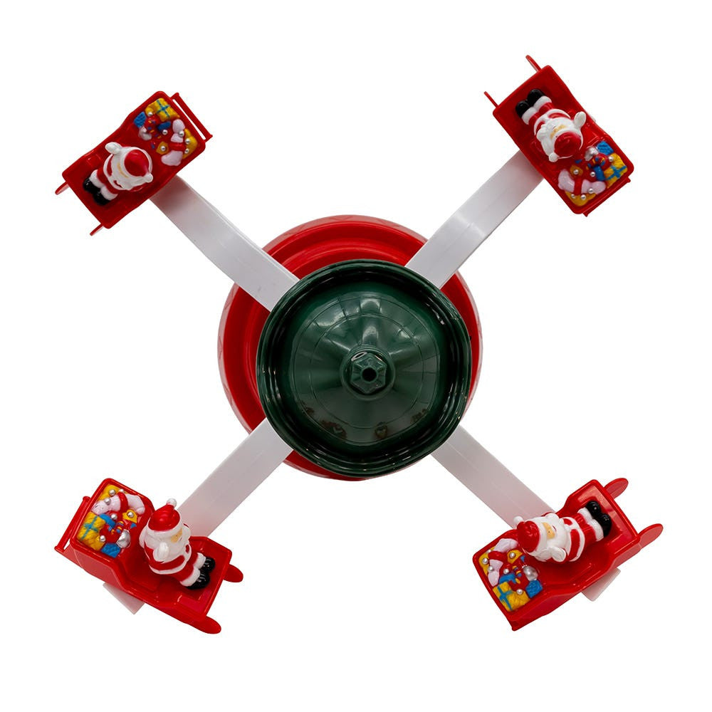 Battery Operated Musical Christmas Deco With Santa Table Piece