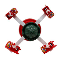 Battery Operated Musical Christmas Deco With Santa Table Piece
