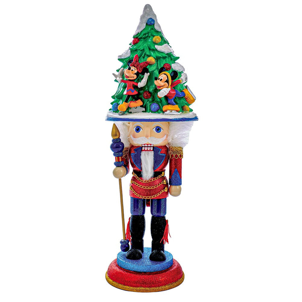 16.25" Disney© Mickey and Minnie Mouse Ice Skating Hollywood Nutcrackers™