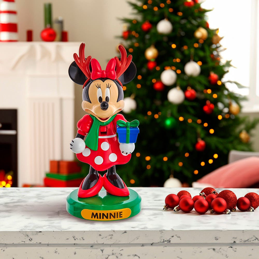 6" Disney© Minnie Mouse With Tree Nutcracker