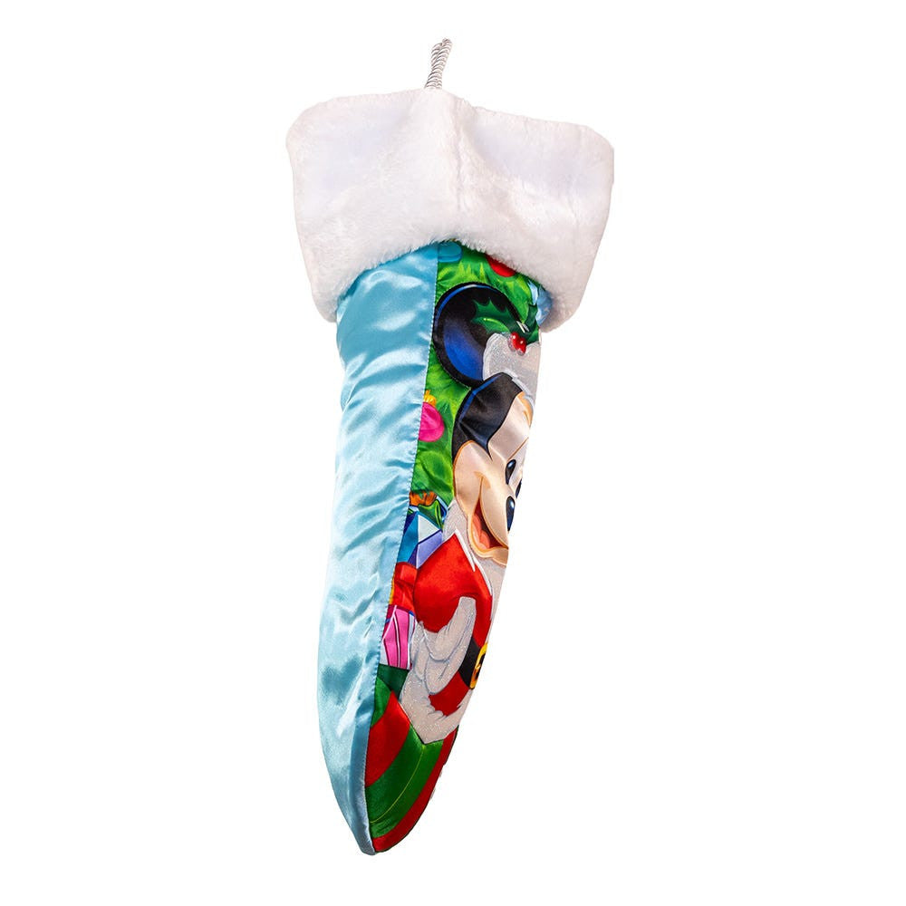 Disney© Santa Mickey Mouse Stocking With Plush Cuff