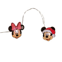 9' Battery Operated 20L Disney© Mickey and Minnie LED Fairy Light Set In PDQ