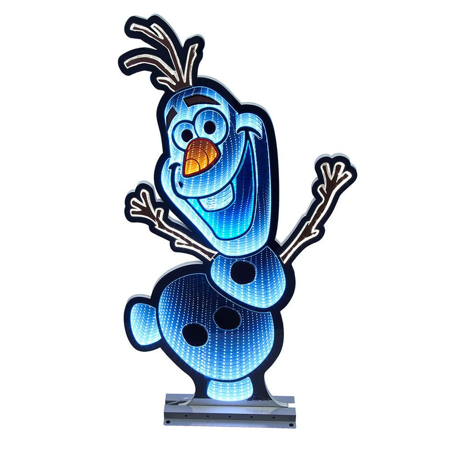 35.4" Disney© Dancing Olaf Outdoor Infinity Light
