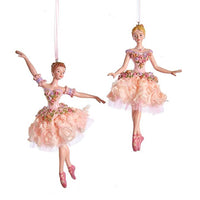 Blush Pink Ballerina Ornaments