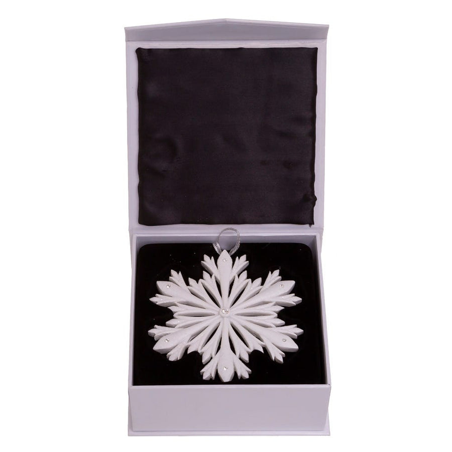Elegant Snowflake Ornament with Swarovski® Elements