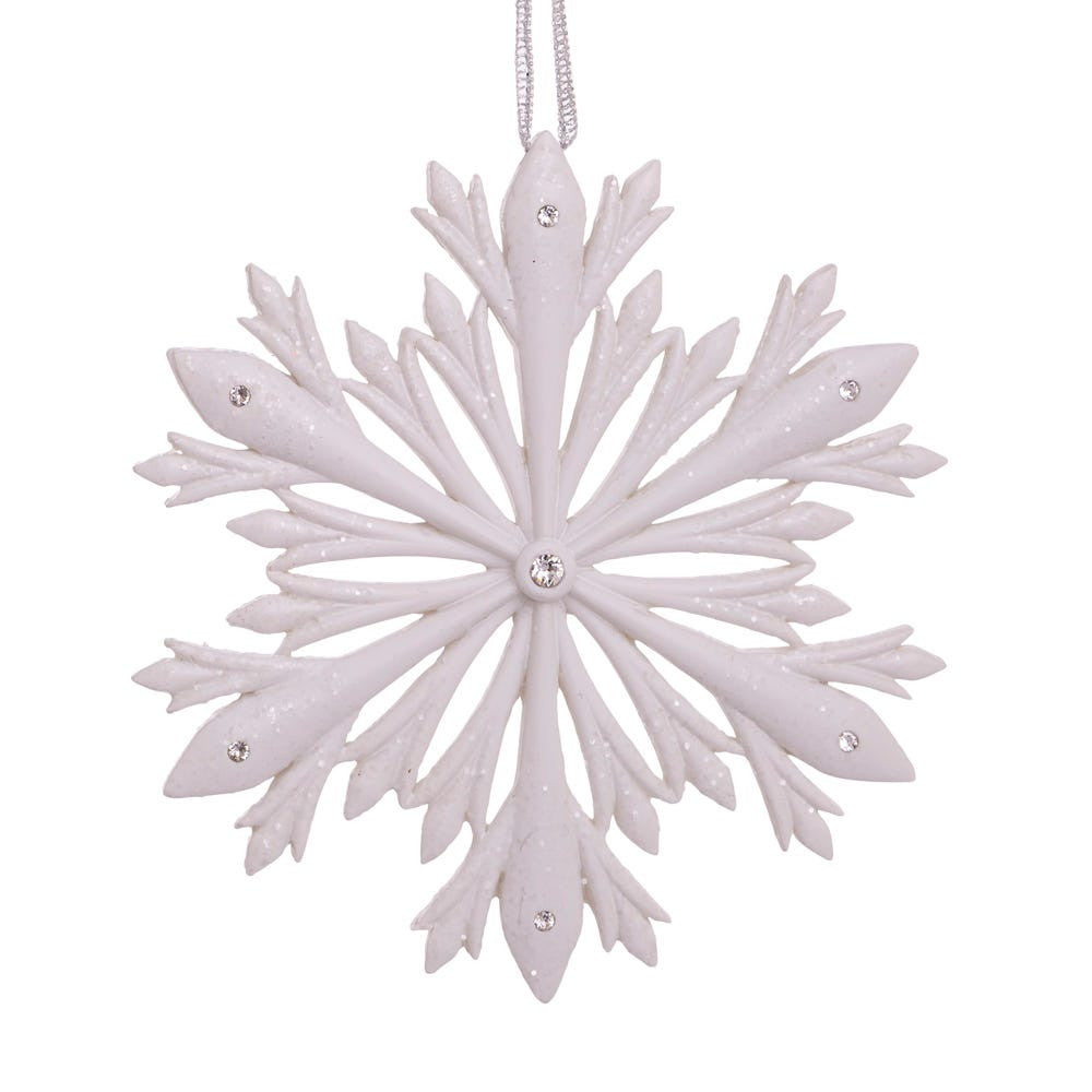 Elegant Snowflake Ornament with Swarovski® Elements