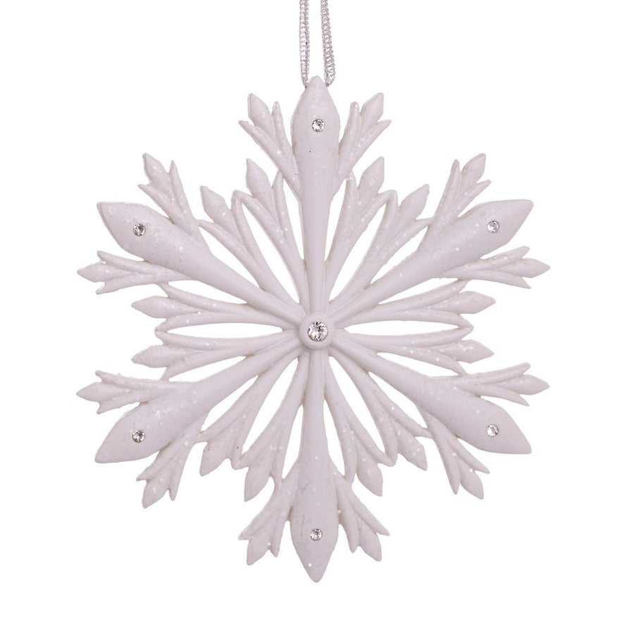 Elegant Snowflake Ornament with Swarovski® Elements
