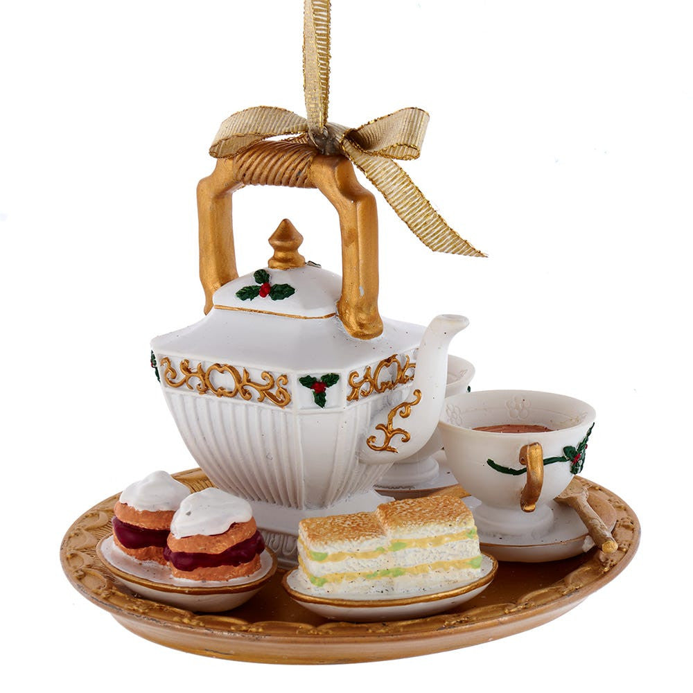 Holiday Formal Tea Set Ornament