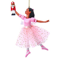 African American Clara Ballerina Ornament