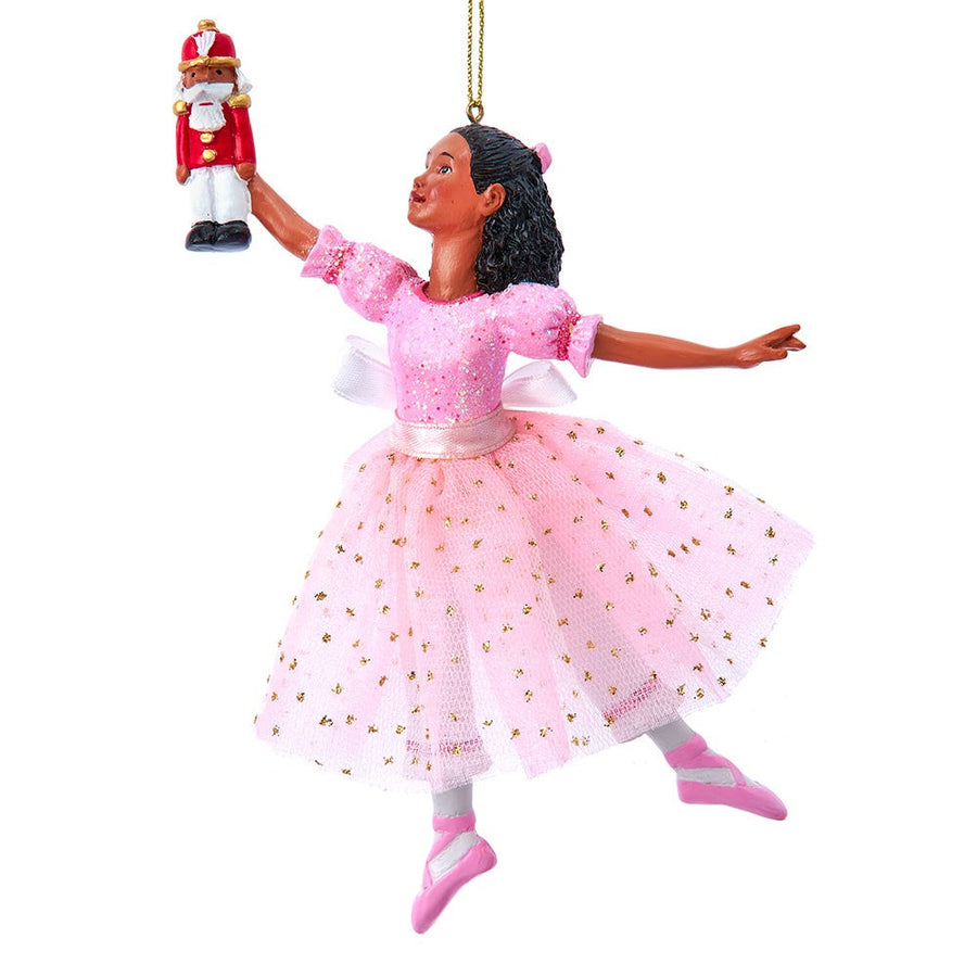 African American Clara Ballerina Ornament