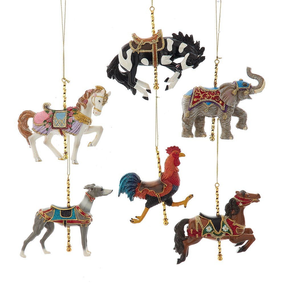 Carousel Animal Ornaments