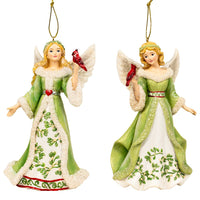 Mistletoe Angel Ornaments