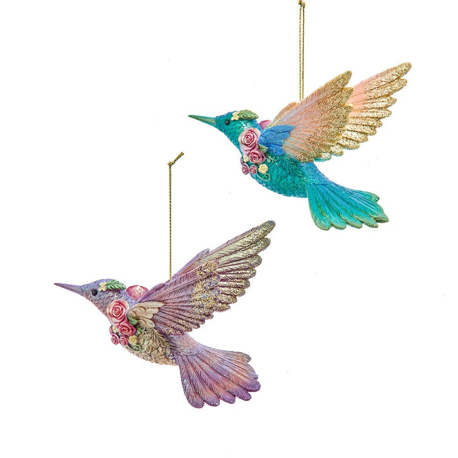 Pastel Hummingbird Ornaments