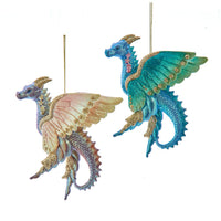 Dragon With Butterfly Wings Ornaments