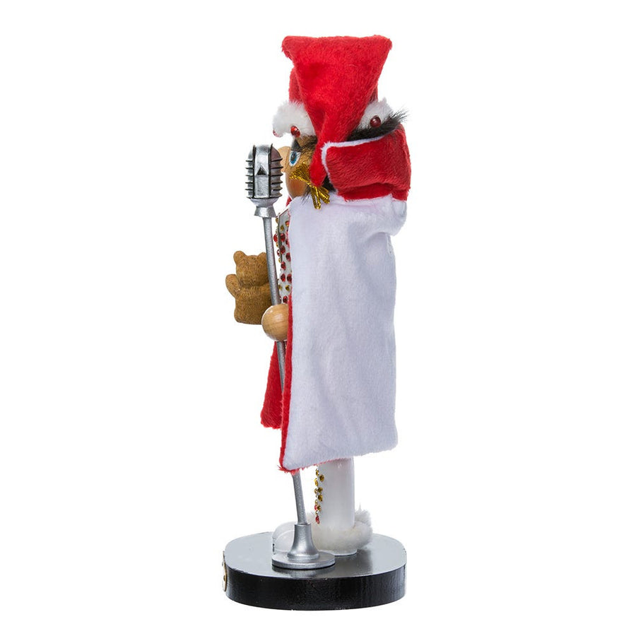 10" Elvis Presley® In White Suit Nutcracker