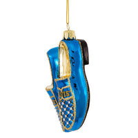 Elvis Presley® Blue Suede Shoes Glass Ornament