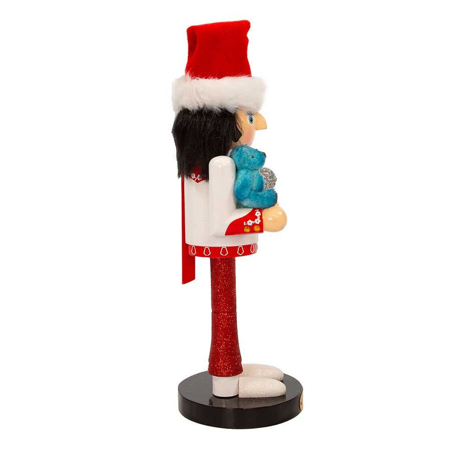 10" Elvis Presley® With Teddy Bear Nutcracker