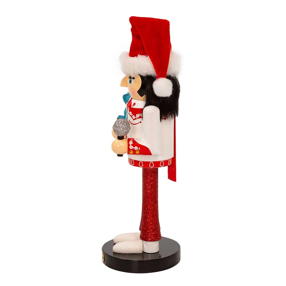 10" Elvis Presley® With Teddy Bear Nutcracker