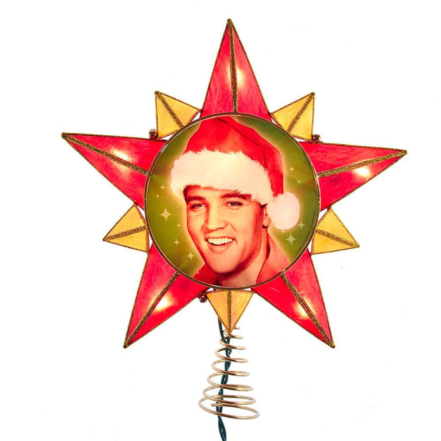 10.5" Elvis Presley® UL 10L Capiz Star Treetop