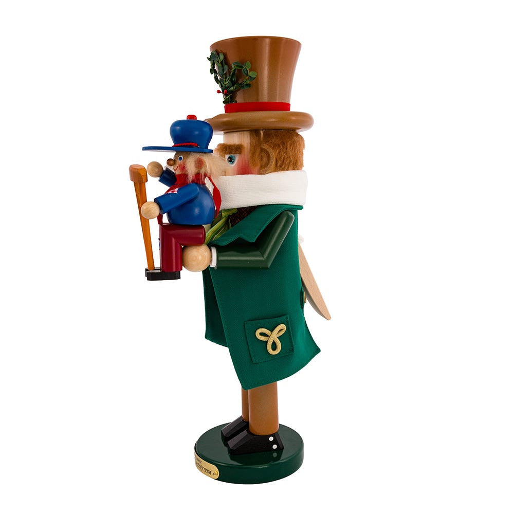 17“ Steinbach Bob Cratchit With Tiny Tim Nutcracker