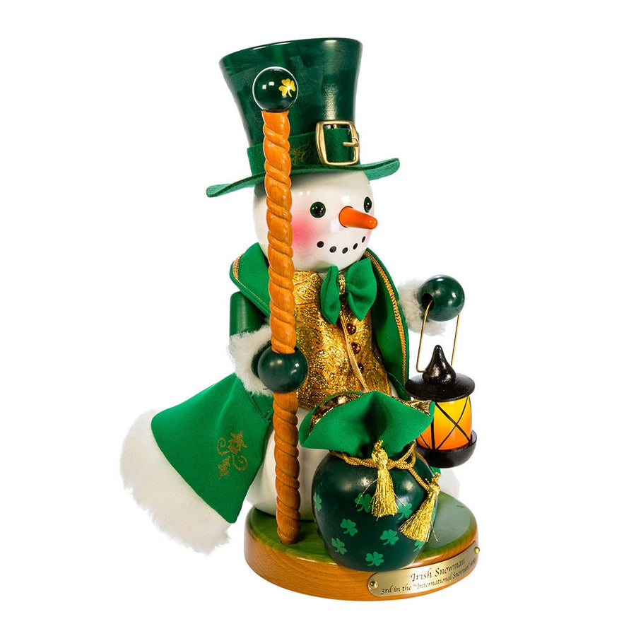 12.5" Steinbach Irish Snowman Nutcracker
