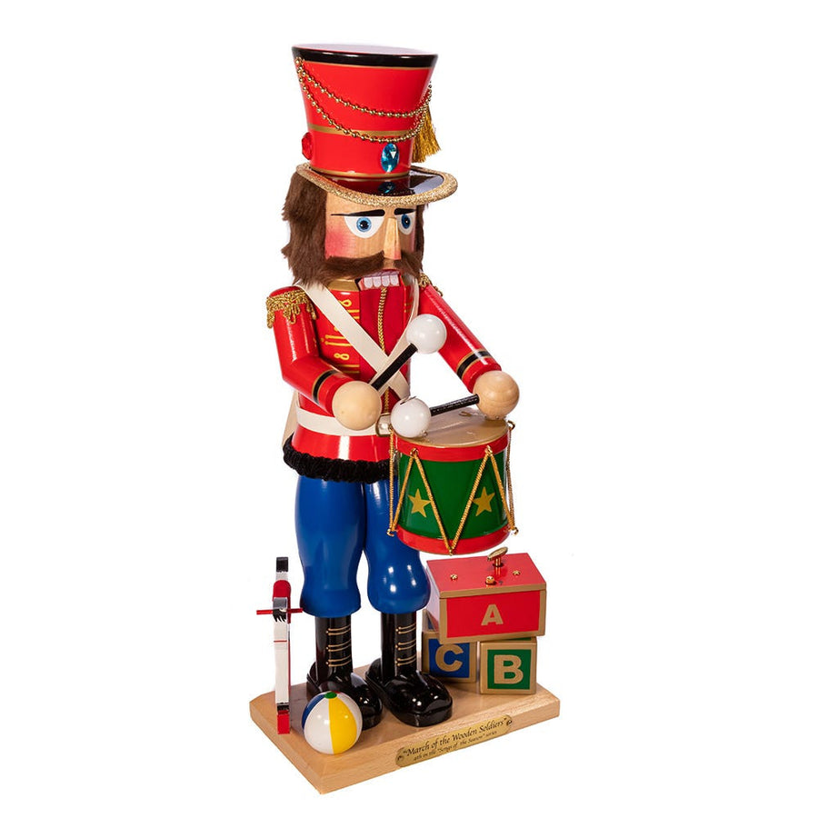 18" Steinbach March Of The Wooden Soldier Musical Nutcracker
