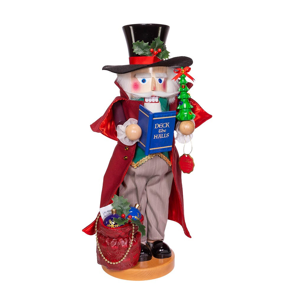 18.9“ Steinbach Musical Deck The Halls Nutcracker